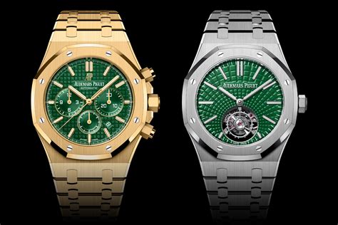 ap green watch|green face audemars piguet.